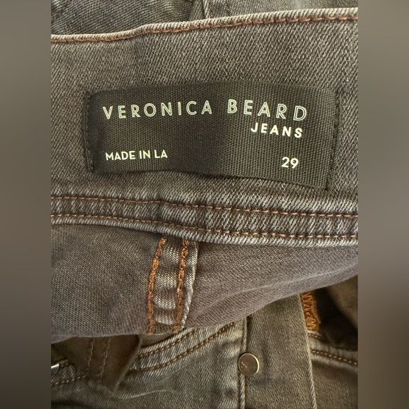 Veronica Beard Beverly Skinny Flare High Rise Jeans in Moonlight Size 29 - Picture 10 of 13